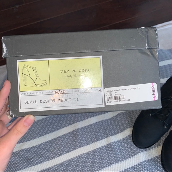 Rag & Bone Odval Desert Wedge in Black | US 8 - Picture 6 of 7